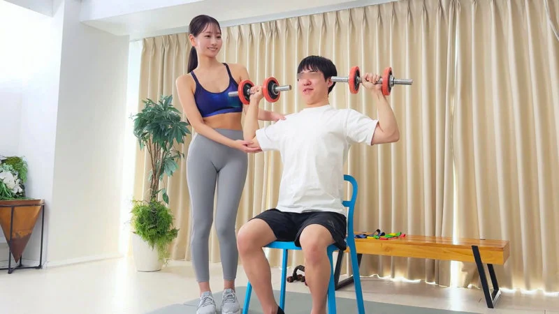 【deas058】密着しすぎる美女トレーナーあやみさん
